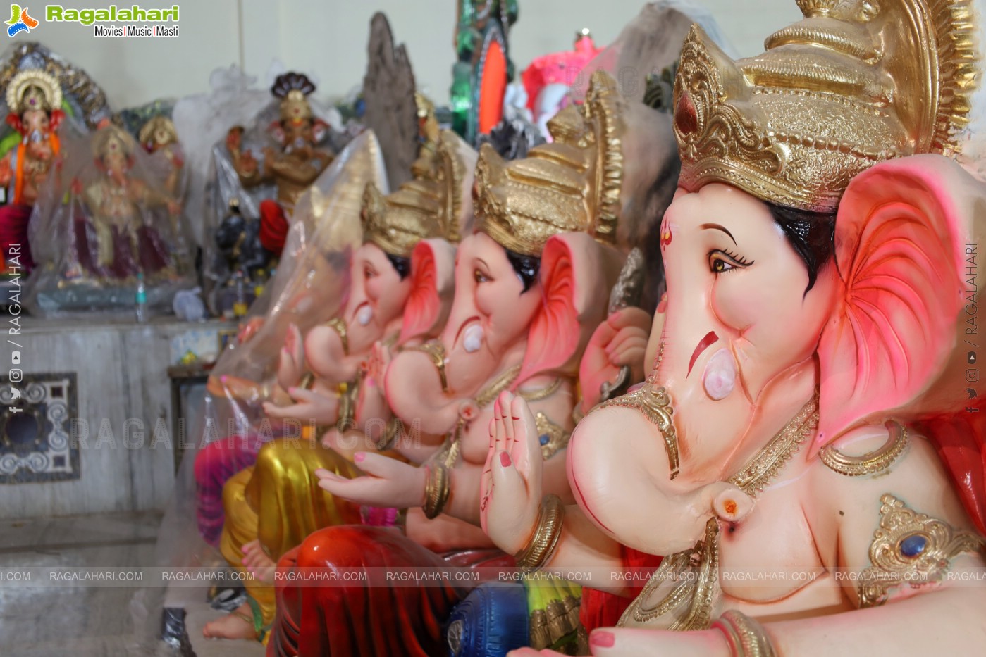 Hyderabad Ganesh Festival Idols 2024