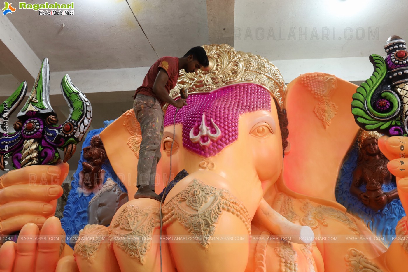 Hyderabad Ganesh Festival Idols 2024