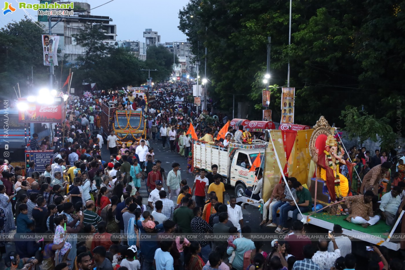 Ganesh Immersion 2024 at Tank Bund, Hyderabad