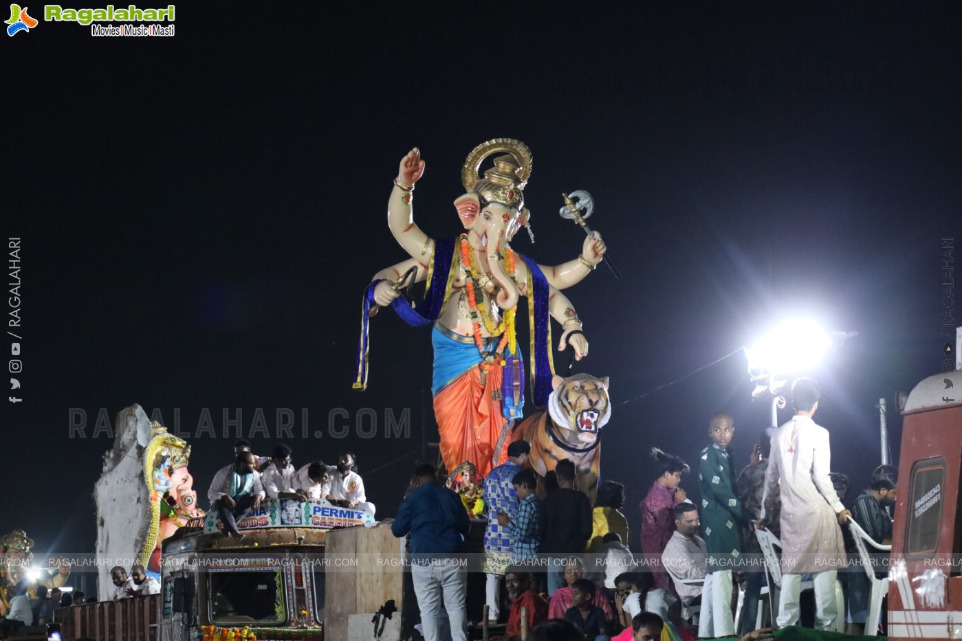 Ganesh Immersion 2024 at Tank Bund, Hyderabad