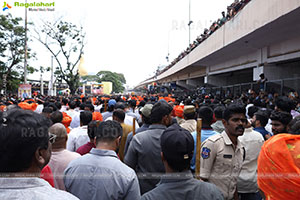 Khairatabad Ganesh Nimajjanam 2024 at Tank Bund in Hyderabad