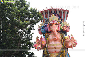 Khairatabad Ganesh Nimajjanam 2024 at Tank Bund in Hyderabad