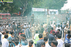 Khairatabad Ganesh Nimajjanam 2024 at Tank Bund in Hyderabad