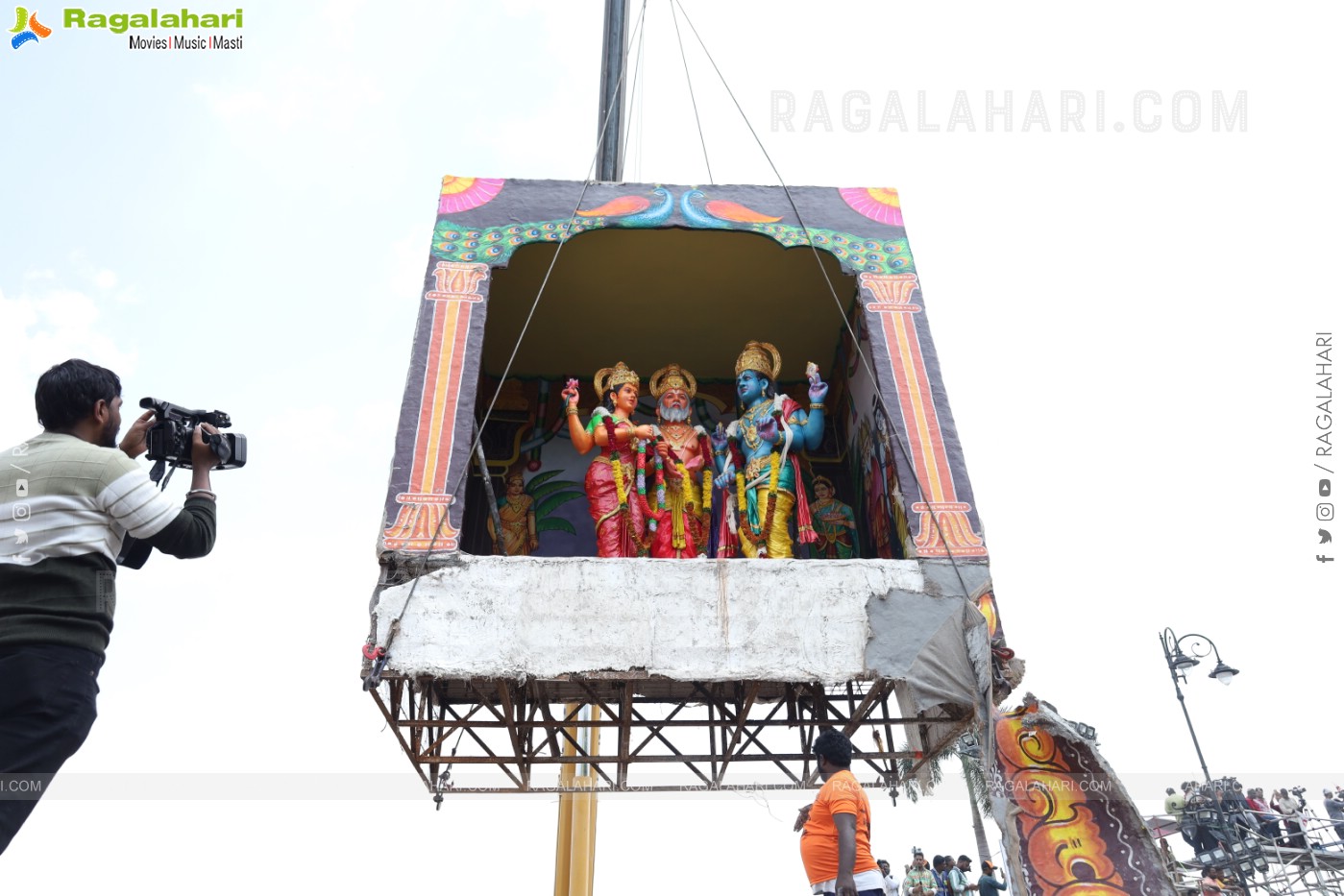 Khairatabad Ganesh Nimajjanam 2024 at Tank Bund in Hyderabad