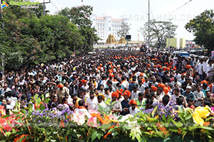 Khairatabad Ganesh Nimajjanam 2024 at Tank Bund in Hyderabad