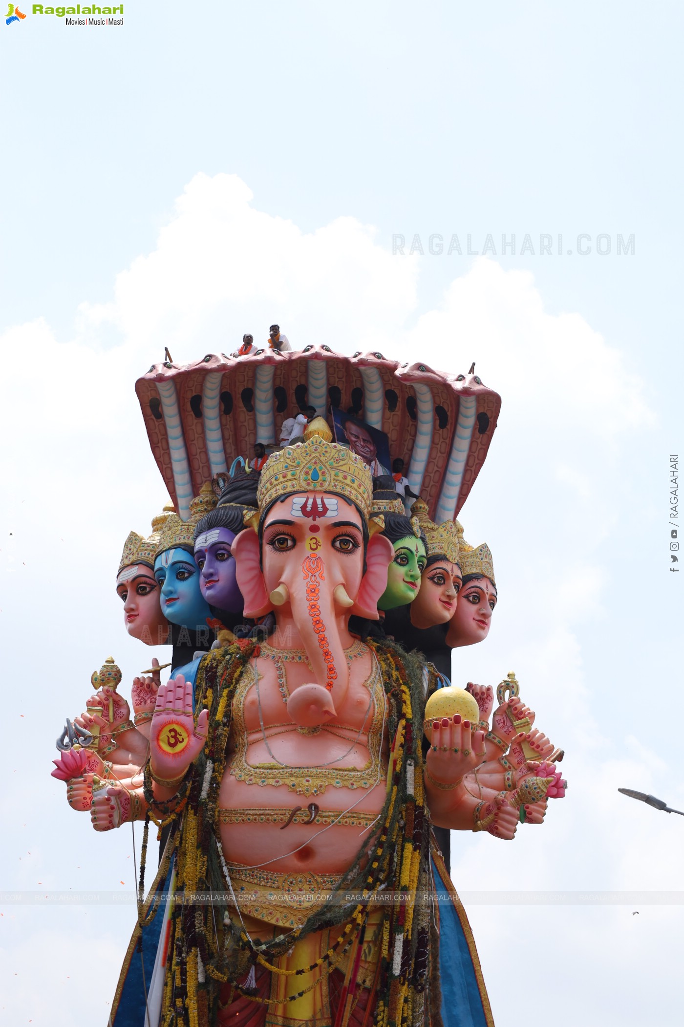 Khairatabad Ganesh Nimajjanam 2024 at Tank Bund in Hyderabad