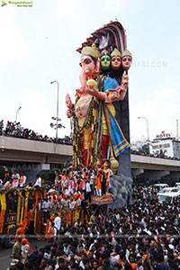 Khairatabad Ganesh Nimajjanam 2024 at Tank Bund in Hyderabad