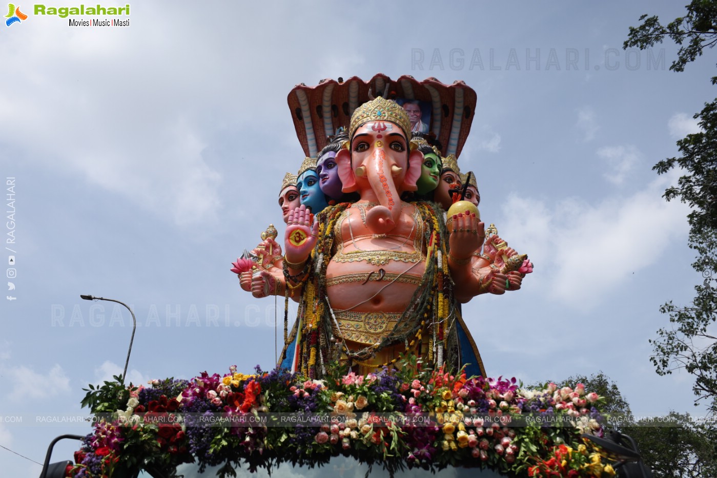 Khairatabad Ganesh Nimajjanam 2024 at Tank Bund in Hyderabad