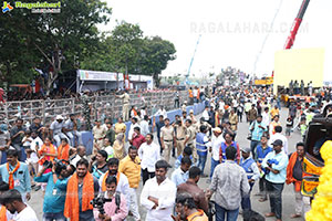 Khairatabad Ganesh Nimajjanam 2024 at Tank Bund in Hyderabad