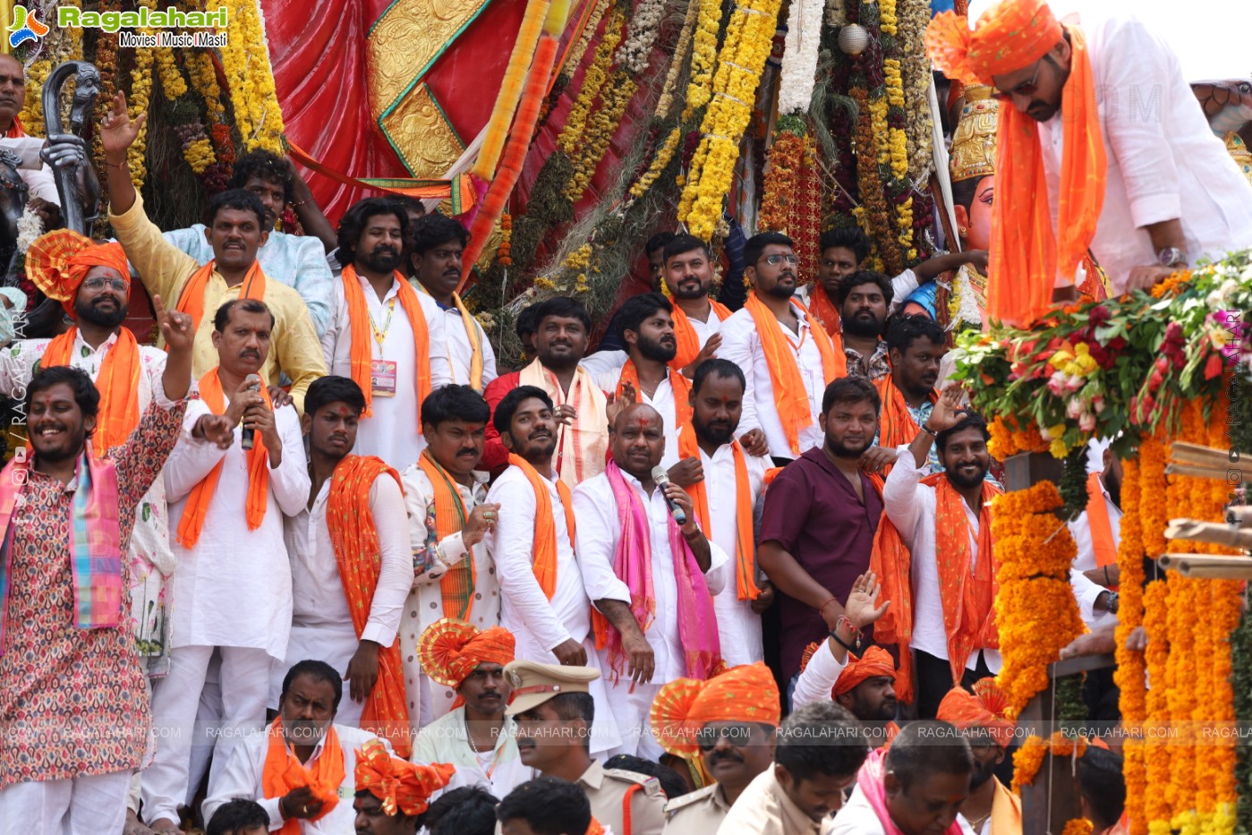 Khairatabad Ganesh Nimajjanam 2024 at Tank Bund in Hyderabad