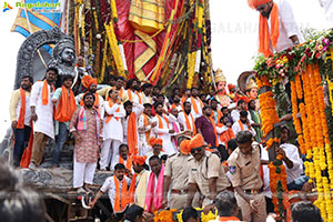 Khairatabad Ganesh Nimajjanam 2024 at Tank Bund in Hyderabad