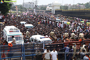 Khairatabad Ganesh Nimajjanam 2024 at Tank Bund in Hyderabad