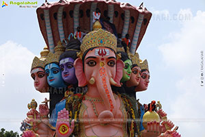 Khairatabad Ganesh Nimajjanam 2024 at Tank Bund in Hyderabad