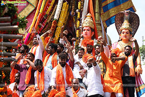 Khairatabad Ganesh Nimajjanam 2024 at Tank Bund in Hyderabad