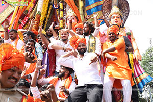 Khairatabad Ganesh Nimajjanam 2024 at Tank Bund in Hyderabad