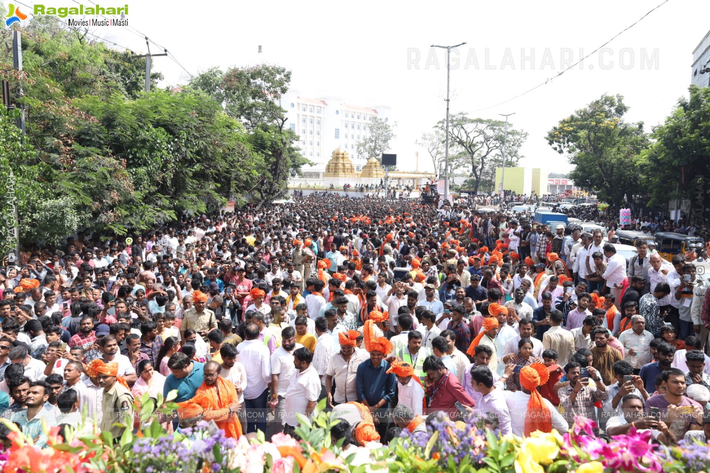 Khairatabad Ganesh Nimajjanam 2024 at Tank Bund in Hyderabad