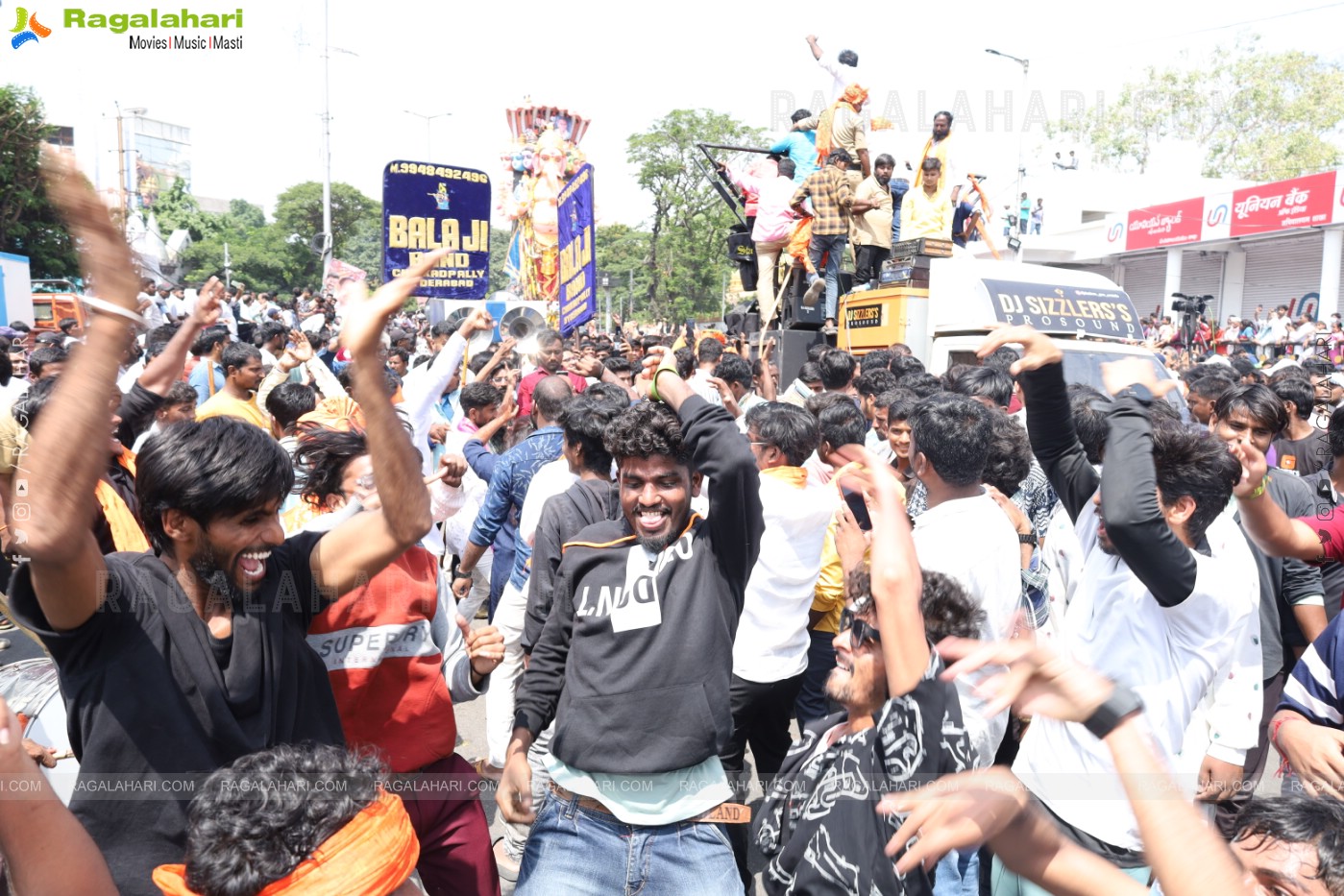 Khairatabad Ganesh Nimajjanam 2024 at Tank Bund in Hyderabad