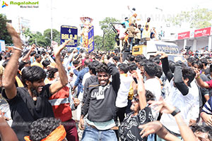 Khairatabad Ganesh Nimajjanam 2024 at Tank Bund in Hyderabad