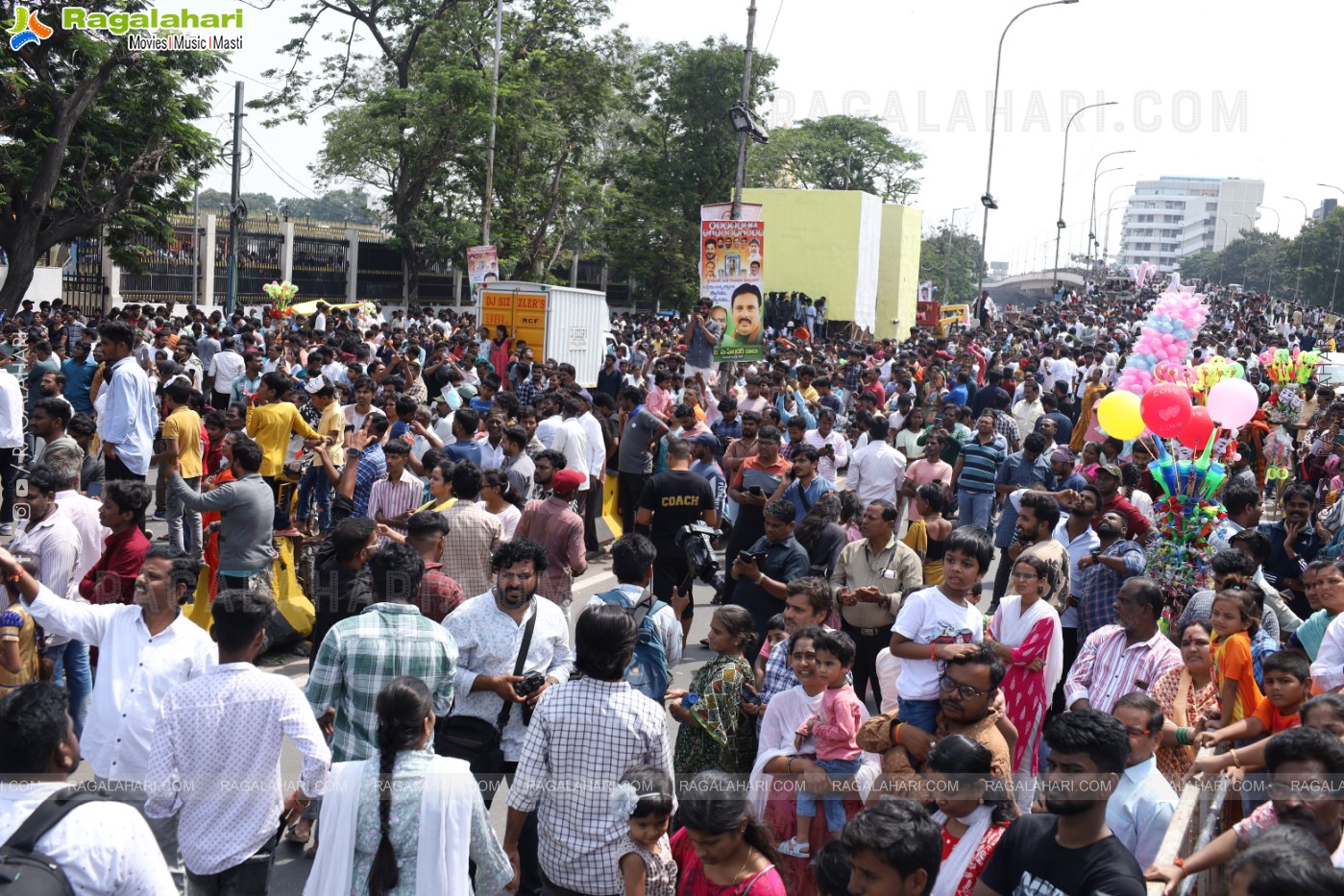 Khairatabad Ganesh Nimajjanam 2024 at Tank Bund in Hyderabad