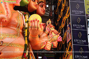 Khairathabad Ganesh as Sri Saptamukha Maha Shakti Ganapathi