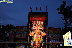 Khairathabad Ganesh as Sri Saptamukha Maha Shakti Ganapathi