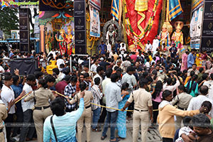 Khairathabad Ganesh as Sri Saptamukha Maha Shakti Ganapathi