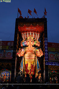 Khairathabad Ganesh as Sri Saptamukha Maha Shakti Ganapathi