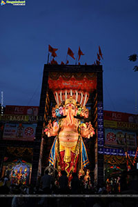 Khairathabad Ganesh as Sri Saptamukha Maha Shakti Ganapathi