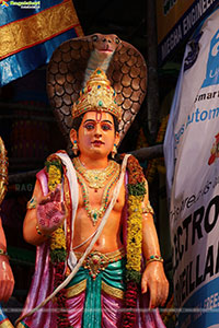 Khairathabad Ganesh as Sri Saptamukha Maha Shakti Ganapathi