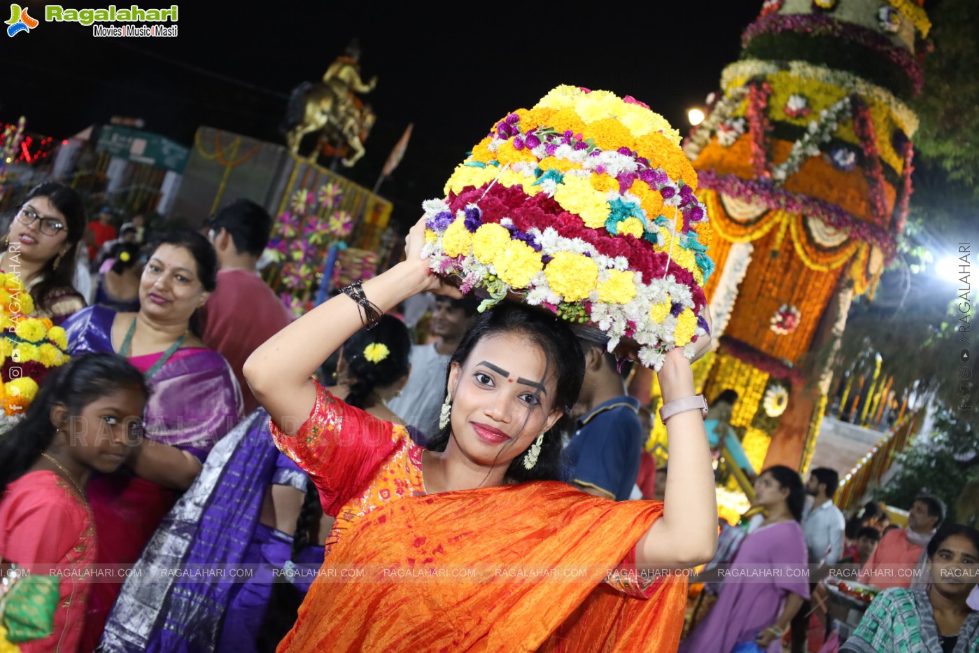 Bathukamma 2025 Celebrations at Tank Bund, Hyderabad	