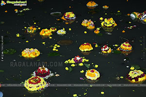 Saddula Bathukamma 2025 Celebrations at Tank Bund, Hyderabad