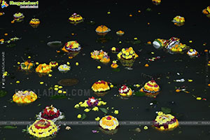 Saddula Bathukamma 2025 Celebrations at Tank Bund, Hyderabad