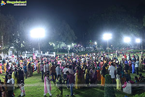 Saddula Bathukamma 2025 Celebrations at Tank Bund, Hyderabad