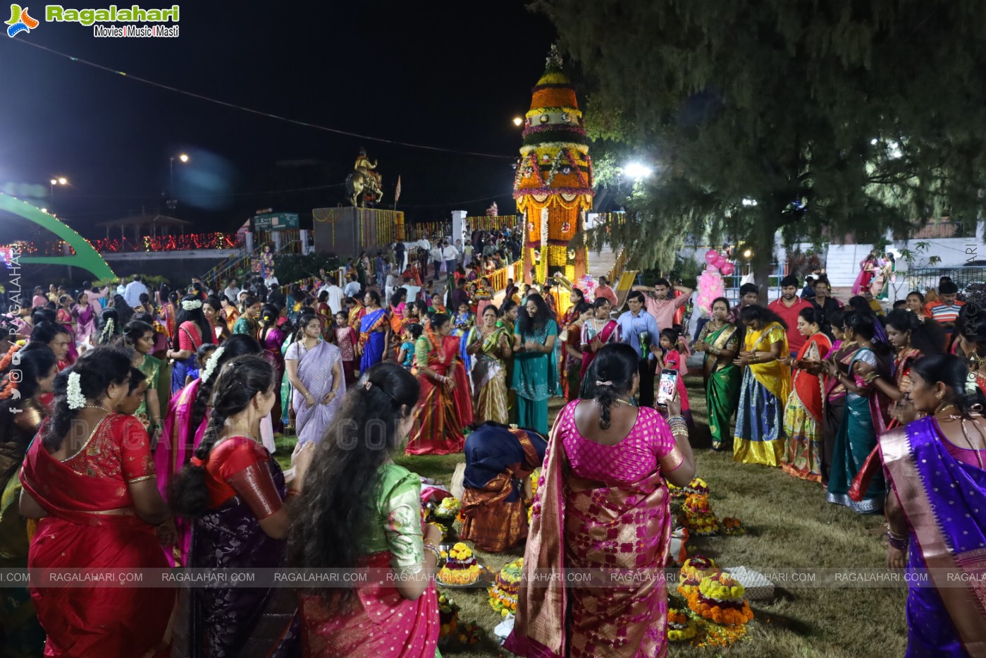 Bathukamma 2025 Celebrations at Tank Bund, Hyderabad	