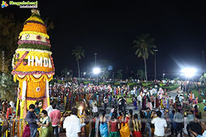 Saddula Bathukamma 2025 Celebrations at Tank Bund, Hyderabad
