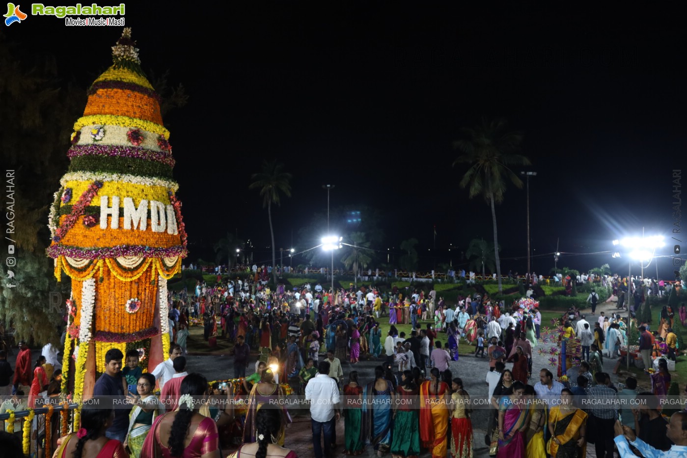 Bathukamma 2025 Celebrations at Tank Bund, Hyderabad	