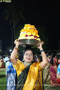 Saddula Bathukamma 2025 Celebrations at Tank Bund, Hyderabad