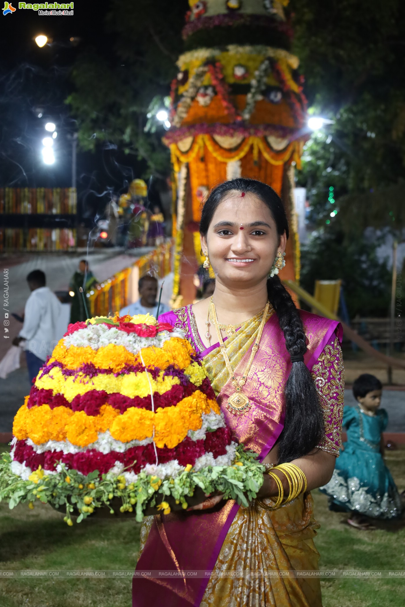 Bathukamma 2025 Celebrations at Tank Bund, Hyderabad	