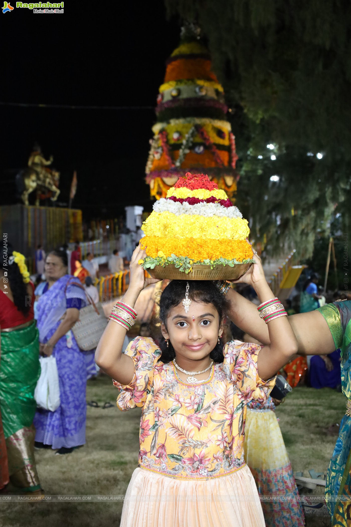 Bathukamma 2025 Celebrations at Tank Bund, Hyderabad	