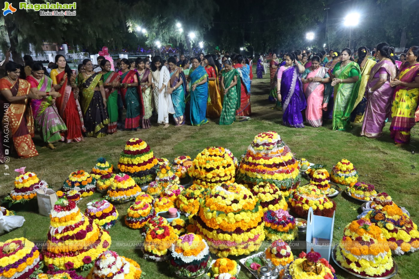 Bathukamma 2025 Celebrations at Tank Bund, Hyderabad	