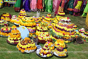 Saddula Bathukamma 2025 Celebrations at Tank Bund, Hyderabad