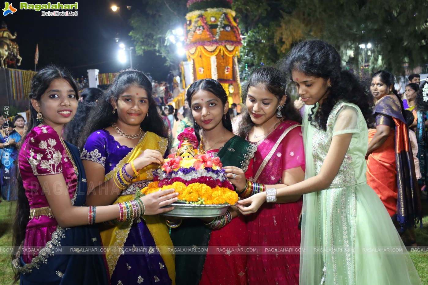 Bathukamma 2025 Celebrations at Tank Bund, Hyderabad	