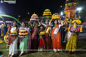 Saddula Bathukamma 2025 Celebrations at Tank Bund, Hyderabad