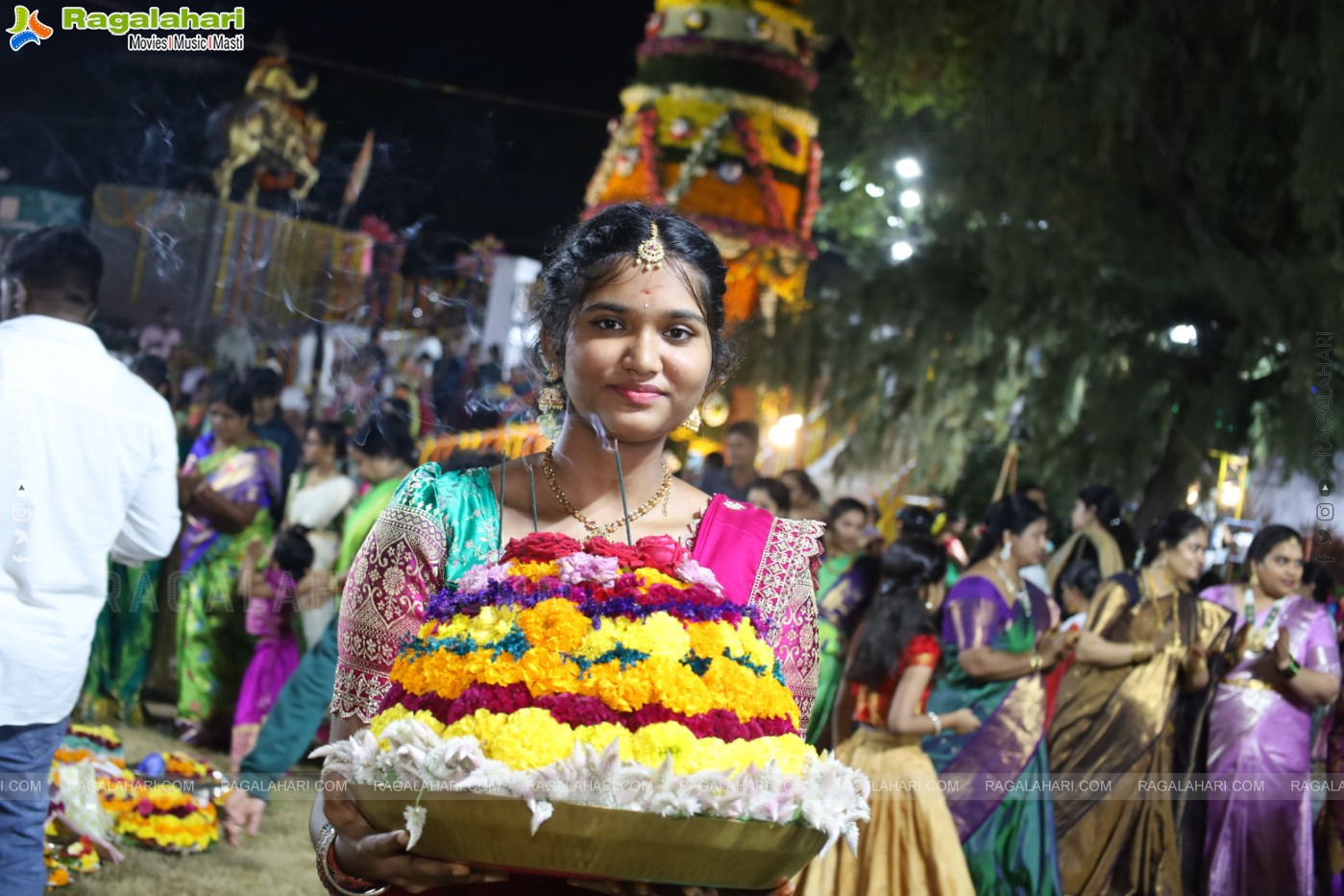 Bathukamma 2025 Celebrations at Tank Bund, Hyderabad	