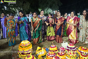 Saddula Bathukamma 2025 Celebrations at Tank Bund, Hyderabad