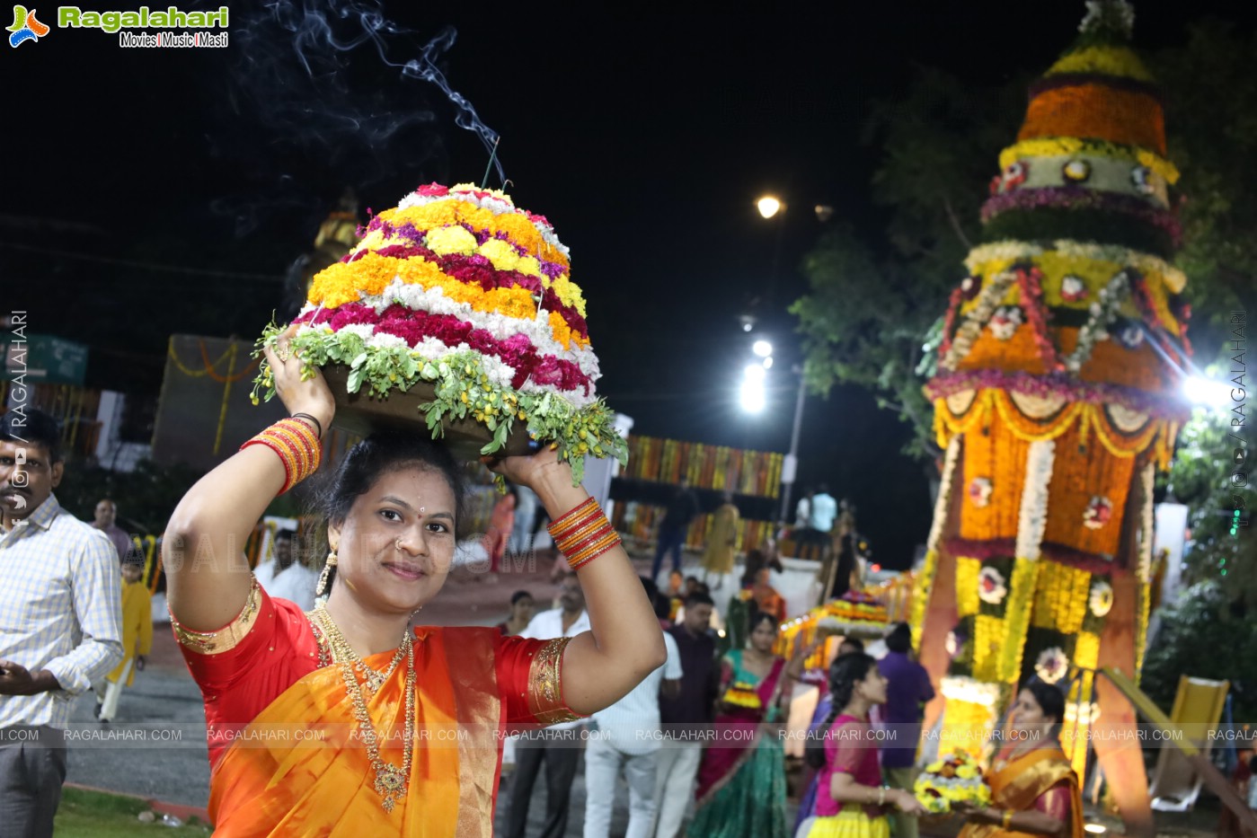 Bathukamma 2025 Celebrations at Tank Bund, Hyderabad	