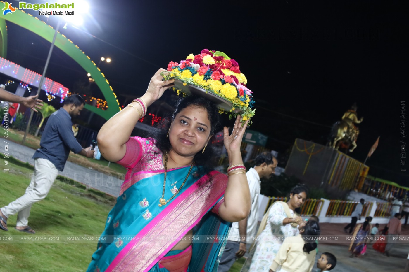 Bathukamma 2025 Celebrations at Tank Bund, Hyderabad	