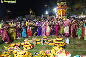 Saddula Bathukamma 2025 Celebrations at Tank Bund, Hyderabad