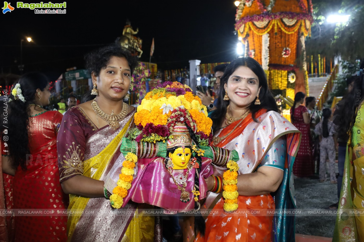 Bathukamma 2025 Celebrations at Tank Bund, Hyderabad	
