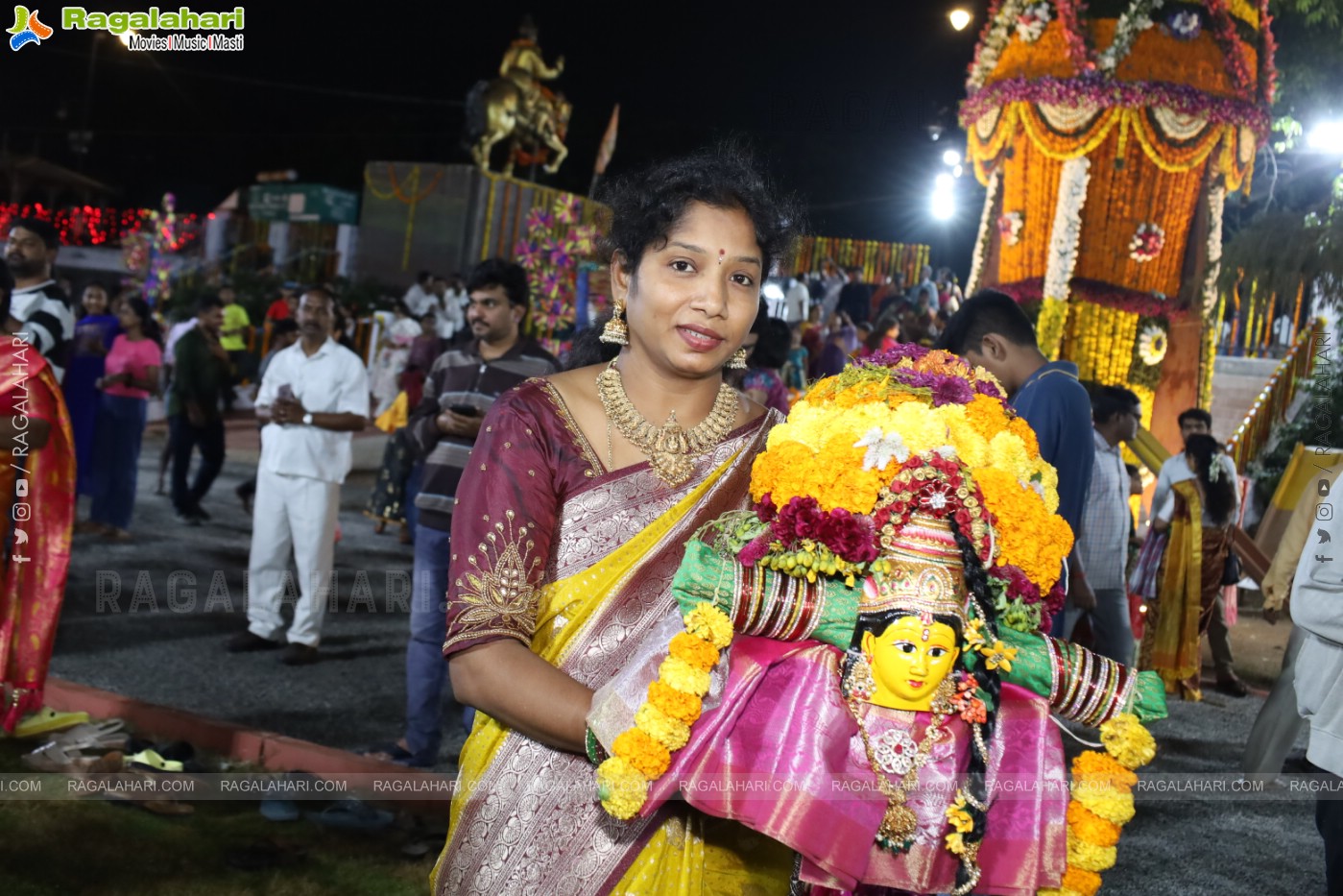 Bathukamma 2025 Celebrations at Tank Bund, Hyderabad	